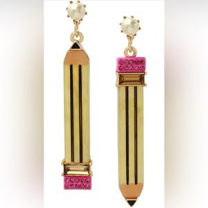 Betsey Johnson  Back to School Earrings